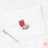 Tsjechisch Emblem met Lion Ronde Sticker (Envelop)