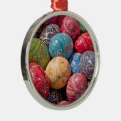 Tsjechisch gedecormeerd paaskeramisch siermiddel metalen ornament (Rechts)