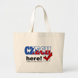 Tsjechisch hier (licht) grote tote bag