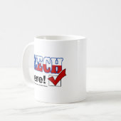 Tsjechisch hier (licht) koffiemok (Voorkant links)