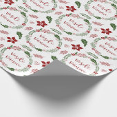 Tsjechisch kerstfeest, Veselé vánoce Cadeaupapier (Hoek)