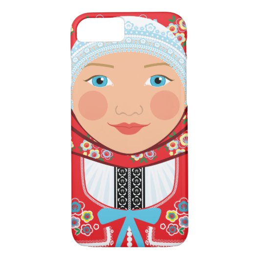 Tsjechisch Matryoshka Hoesje (Achterkant)