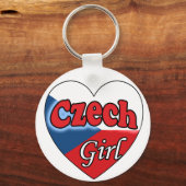 Tsjechisch meisje sleutelhanger (Voorkant)
