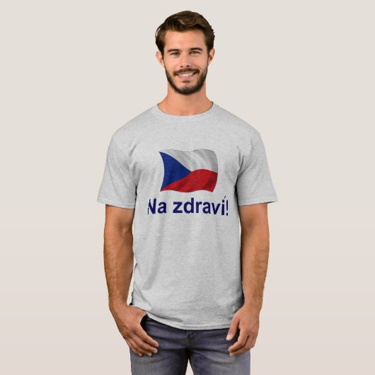 Tsjechisch Na jdravi! T-shirt (Voorkant volledig)