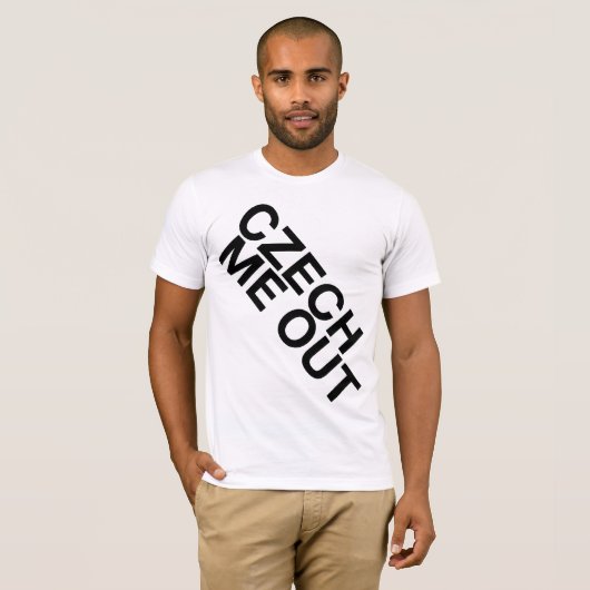 Tsjechisch T-shirt (Voorkant volledig)