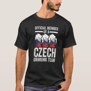 Tsjechisch team Tsjechisch drink team T-shirt