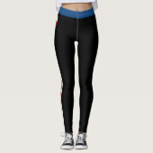 Tsjechisch-Tsjechische mode, fitness, sport Legg Leggings (Voorkant)