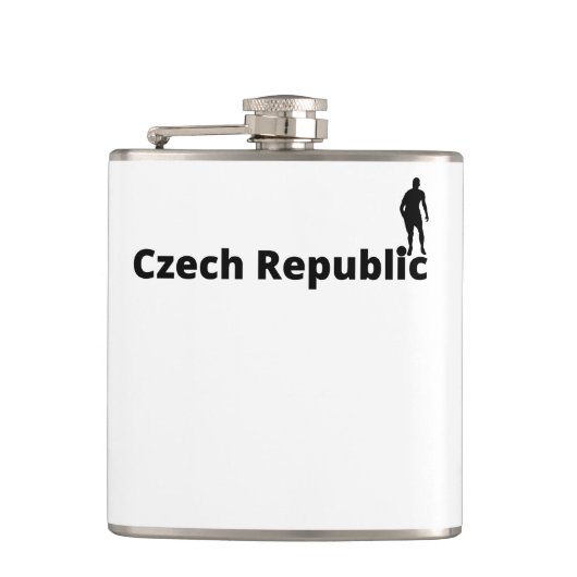 Tsjechisch voetbal heupfles (Voorkant)