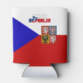 Tsjechisch wapenschild blikjeskoeler (Achterkant)