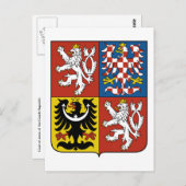 tsjechische embleem briefkaart (Voorkant / Achterkant)