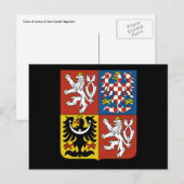 tsjechische embleem briefkaart (Voorkant / Achterkant)