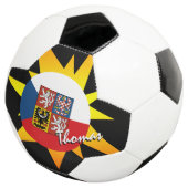 Tsjechische Football en Tsjechische vlag/BANG Voetbal (Drie kwart)
