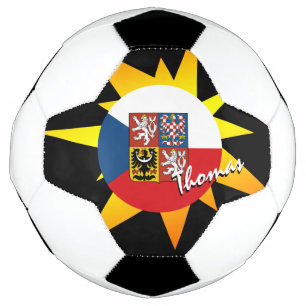 Tsjechische Football en Tsjechische vlag/BANG Voetbal