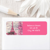 tsjechische franse schrijvers laten roze parijs ei etiket (Insitu)