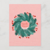 Tsjechische kerstkrans Briefkaart (Voorkant)