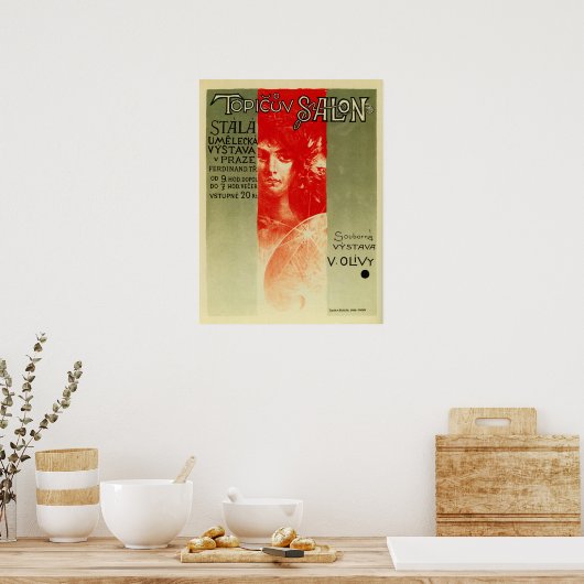  Tsjechische Kunstsalon expo Praag Poster (Keuken)