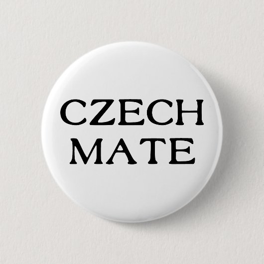 Tsjechische Mate Ronde Button 5,7 Cm (Voorkant)