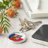 Tsjechische mode/sportfans K Sleutelhanger (Zijkant)