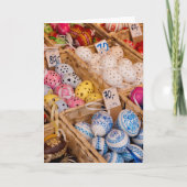 Tsjechische paaseieren feestdagen kaart (Voorkant)