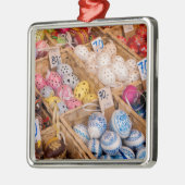 Tsjechische paaseieren metalen ornament (Links)