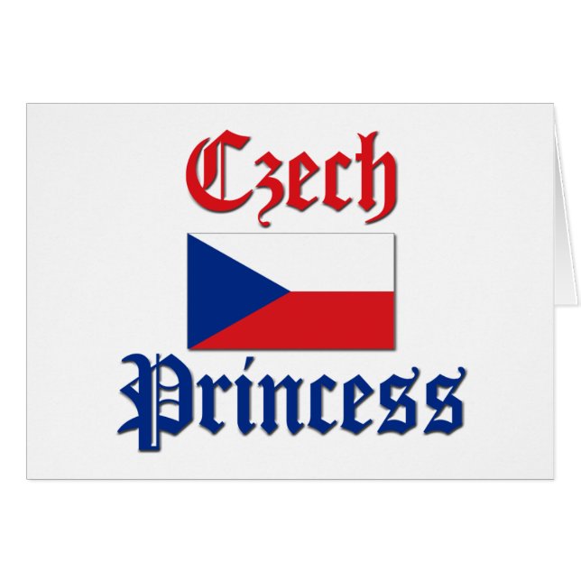 Tsjechische prinses (Voorkant Horizontaal)