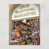 Tsjechische puppetten briefkaart (Voorkant)
