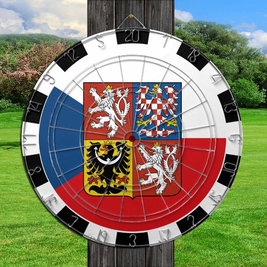 Tsjechische Republiek Dartboard & Flag darts / gam Dartbord