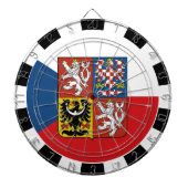 Tsjechische Republiek Dartboard & Flag darts / gam Dartbord (Voorkant)