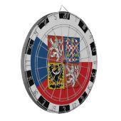 Tsjechische Republiek Dartboard & Flag darts / gam Dartbord (Voorkant Links)