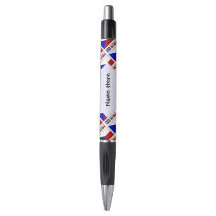 Tsjechische Republiek en Tsjechische Vlag Getegeld Pen