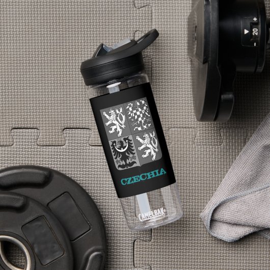 Tsjechische Republiek Fitness en Tsjechisch wapen Waterfles (Gym)