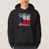 Tsjechische Republiek Football Soccer Fan Jersey F Hoodie (Voorkant)