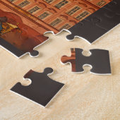 Tsjechische Republiek Illustratie Reis Kunst Vinta Legpuzzel (Zijkant)