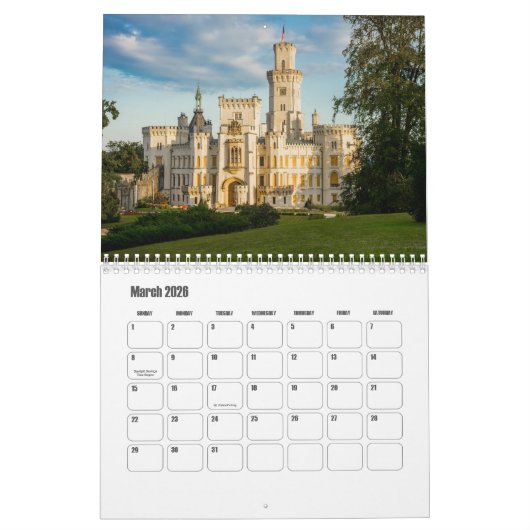 Tsjechische Republiek Kalender (Mar 2026)