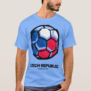 Tsjechische Republiek Land Vlag T-shirt