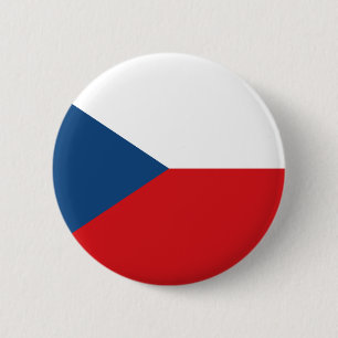 Tsjechische Republiek Ronde Button 5,7 Cm