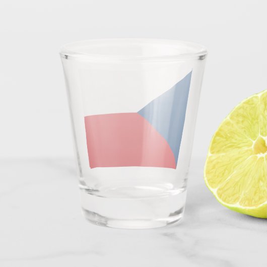 TSJECHISCHE REPUBLIEK SCHOENGLAS SHOT GLAS (Achterkant)