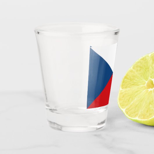 TSJECHISCHE REPUBLIEK SCHOENGLAS SHOT GLAS (Links)
