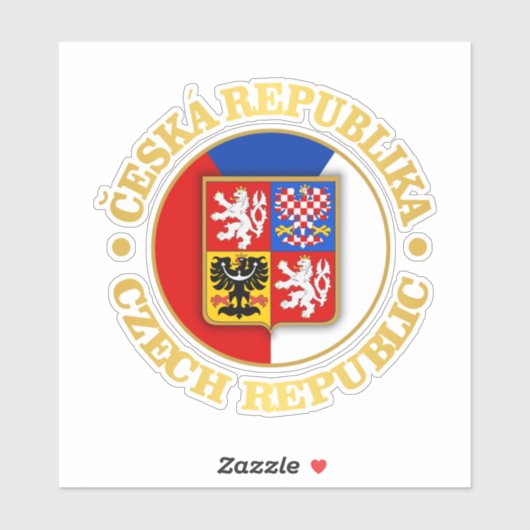 Tsjechische Republiek Sticker (Vel)
