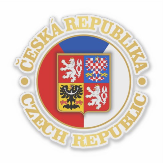 Tsjechische Republiek Sticker (Voorkant)