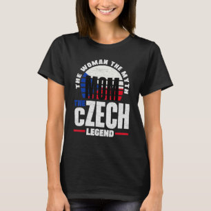 Tsjechische Republiek Tsjechische Republiek Vlagmo T-shirt