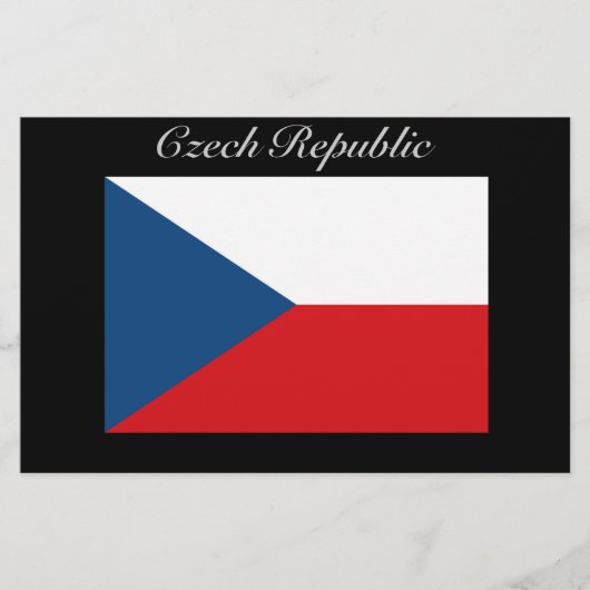 Tsjechische Republiek Vlag - Ceska Republika Briefpapier (Voorkant)