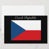 Tsjechische Republiek Vlag - Ceska Republika Briefpapier (Voorkant / Achterkant)