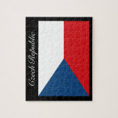 Tsjechische Republiek Vlag - Ceska Republika Legpuzzel (Verticaal)