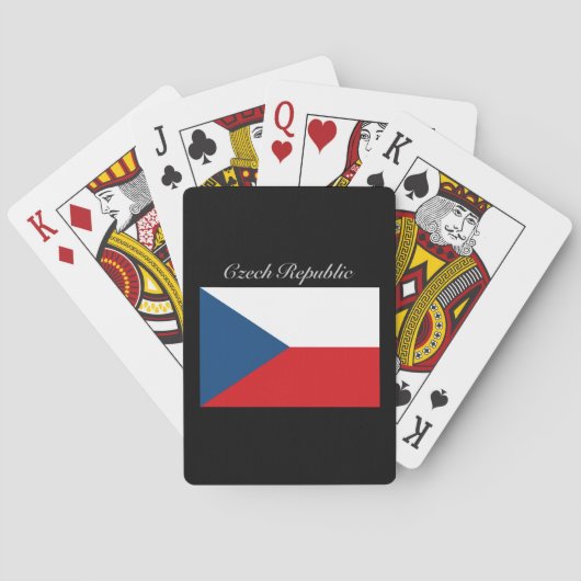 Tsjechische Republiek Vlag - Ceska Republika Pokerkaarten (Achterkant)