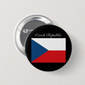 Tsjechische Republiek Vlag - Ceska Republika Ronde Button 5,7 Cm (Voorkant /achterkant)