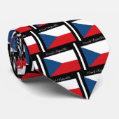 Tsjechische Republiek Vlag - Ceska Republika Stropdas (Opgerold)
