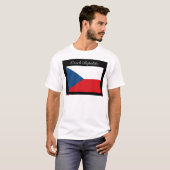 Tsjechische Republiek Vlag - Ceska Republika T-shirt (Voorkant volledig)