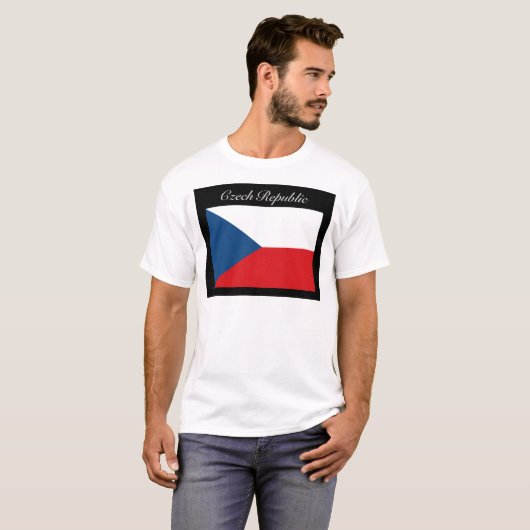 Tsjechische Republiek Vlag - Ceska Republika T-shirt (Voorkant volledig)
