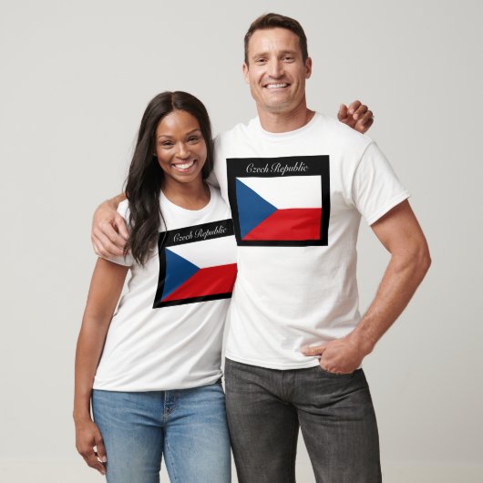Tsjechische Republiek Vlag - Ceska Republika T-shirt (Unisex)